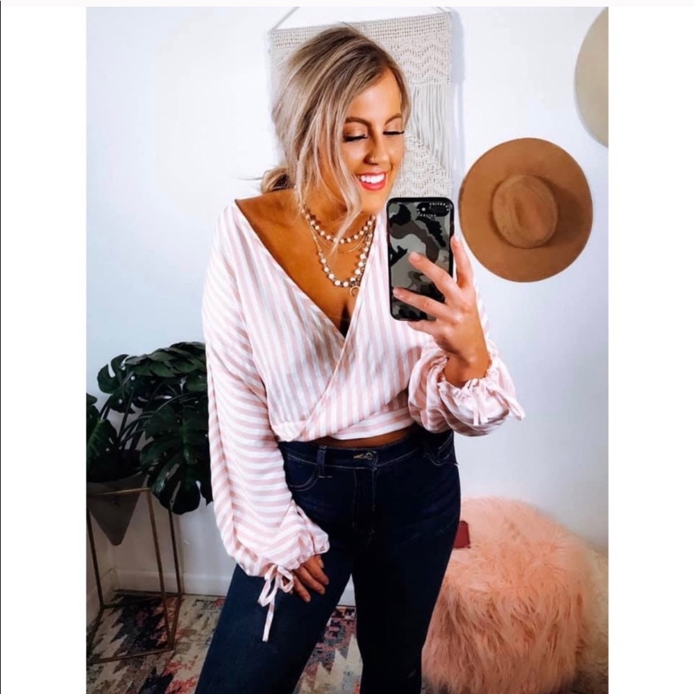 Striped Crop Top